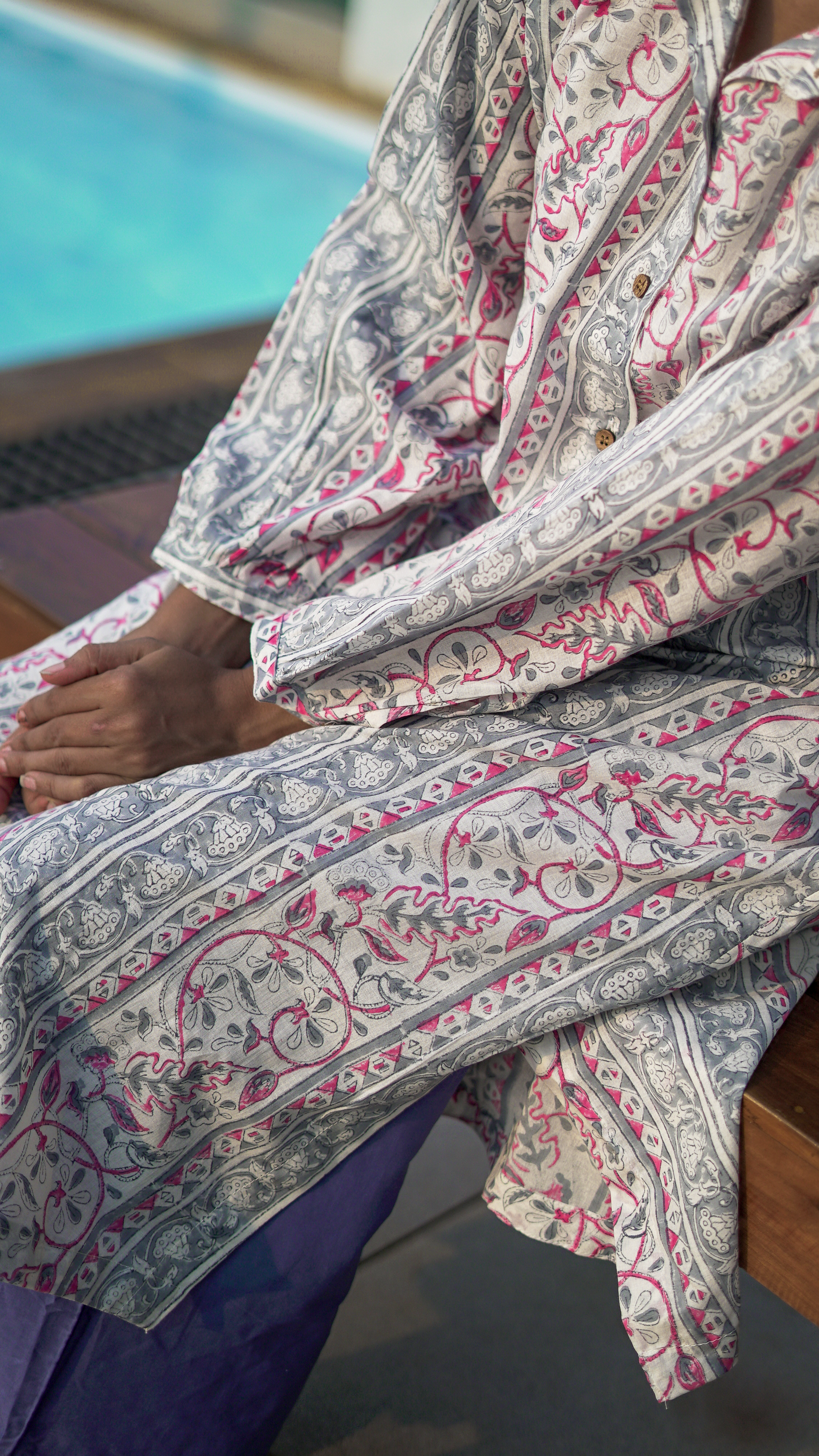 White Kaftan Kurta