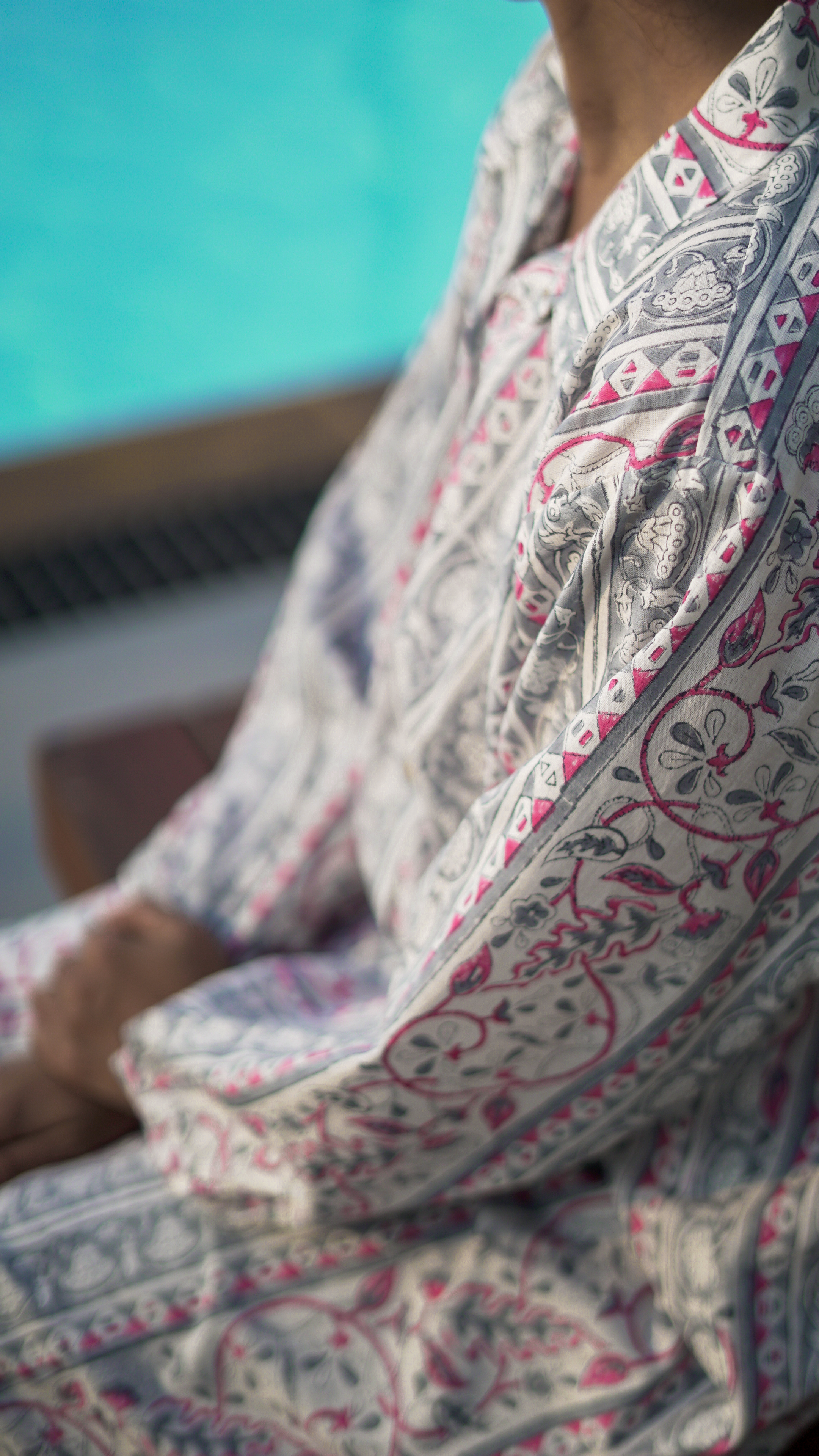 White Kaftan Kurta