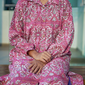 Kaftan Kurta Red