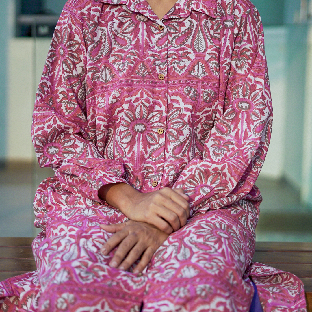 Kaftan Kurta Red