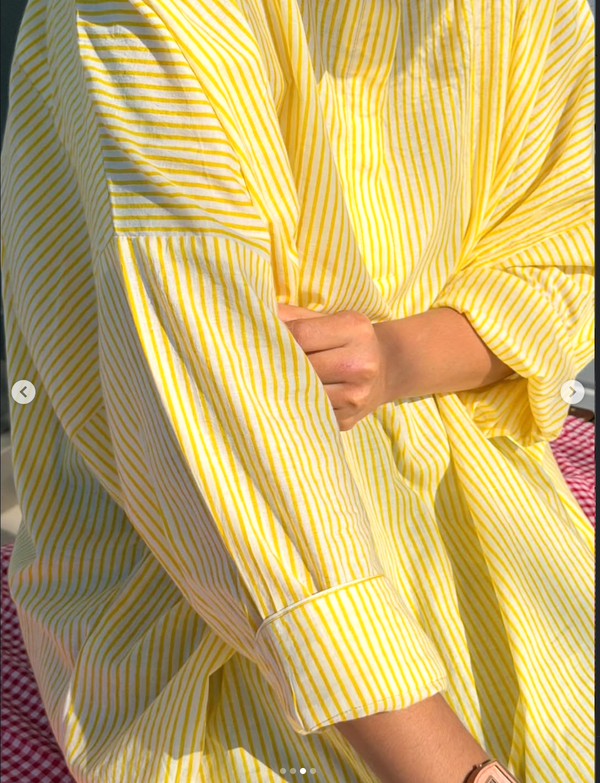 Yellow Kaftan Kurta